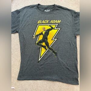 MAD Engine Black Adam Tee - Charcoal and Yellow